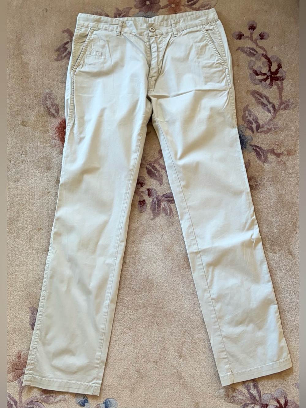 Mauro Grifoni Tan Light Weight Men Pants stretch Cotton EU46/US30 Made In Italy
